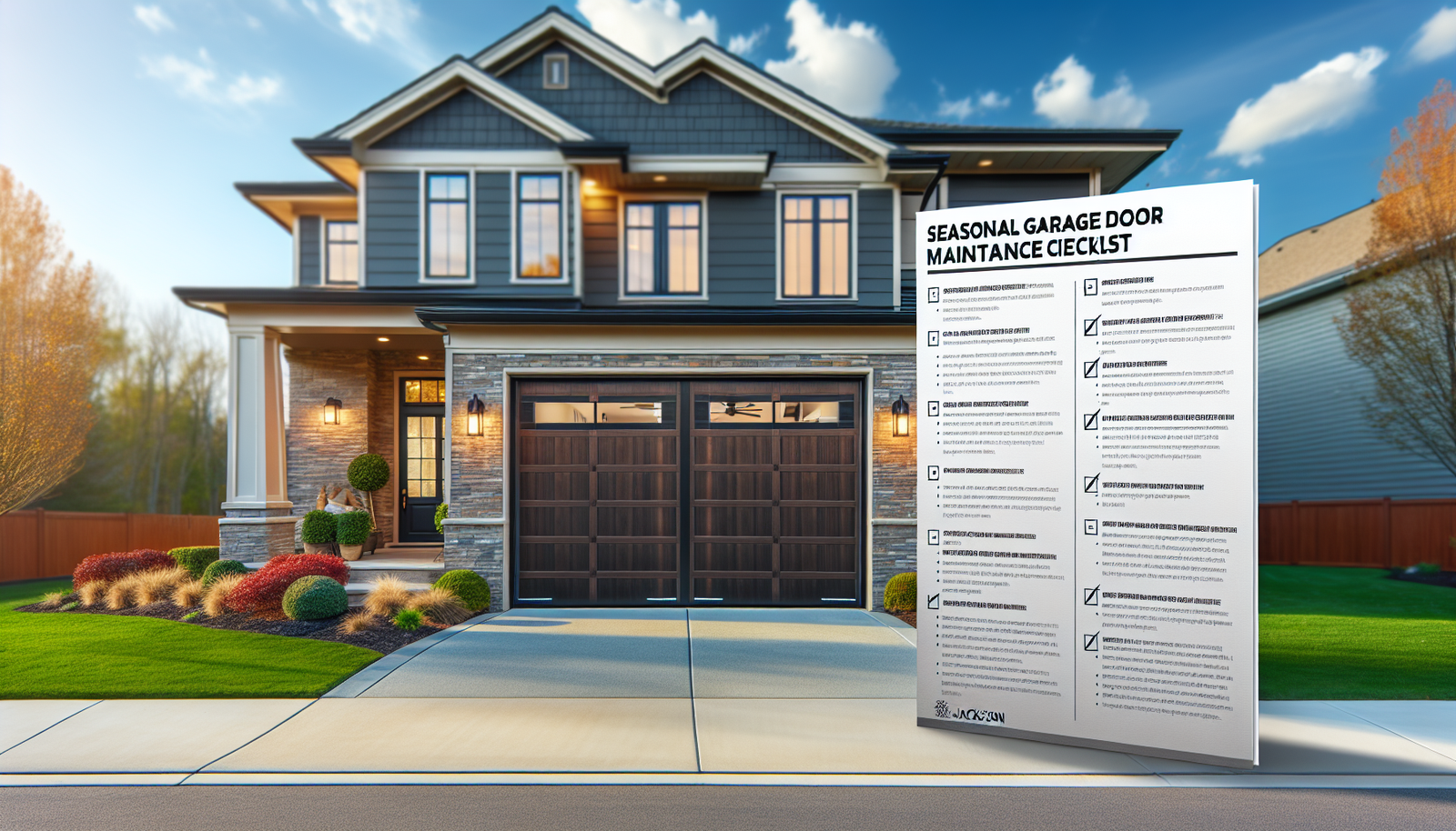 Seasonal Garage Door Maintenance Checklist in Lakeville, MA