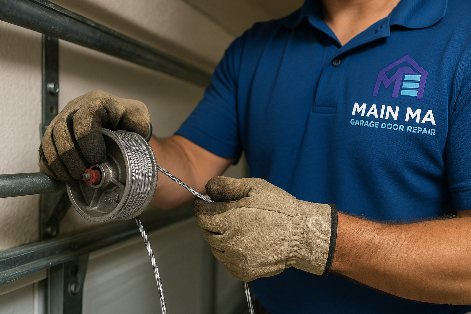 Garage Door Cable Repair in Lakeville