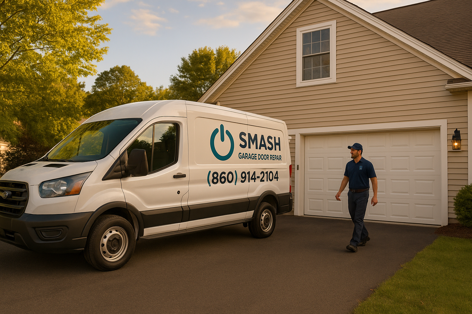 Garage door services in Warren, MA