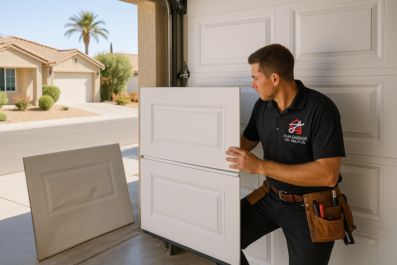 Garage Door Panel Replacement service in Raynham Center