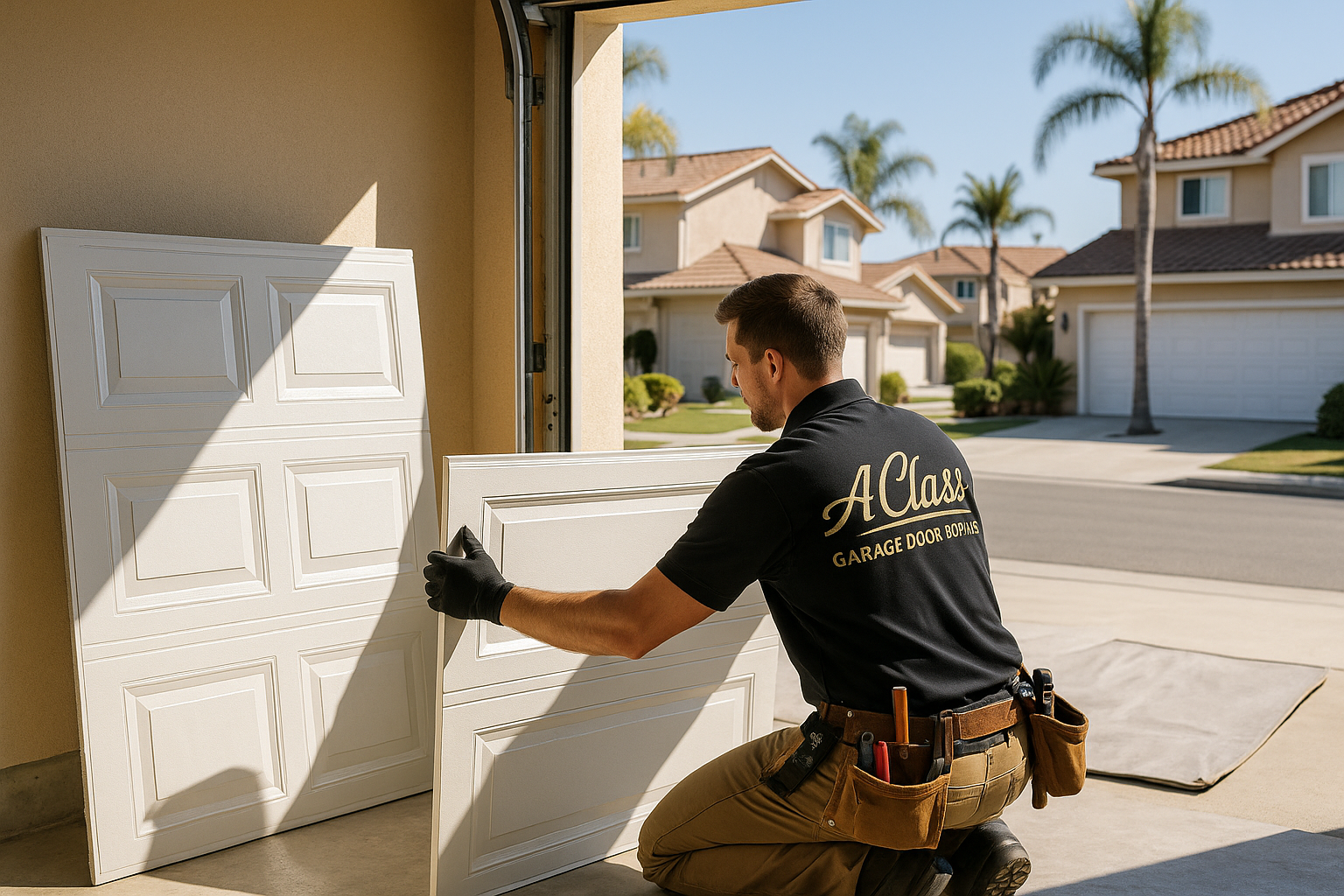 Garage Door Panel Replacement service in Middleborough