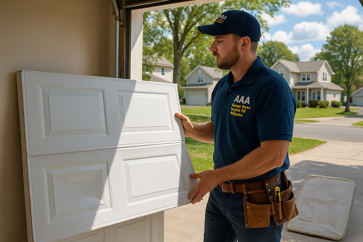 Garage Door Panel Replacement service in Kingston