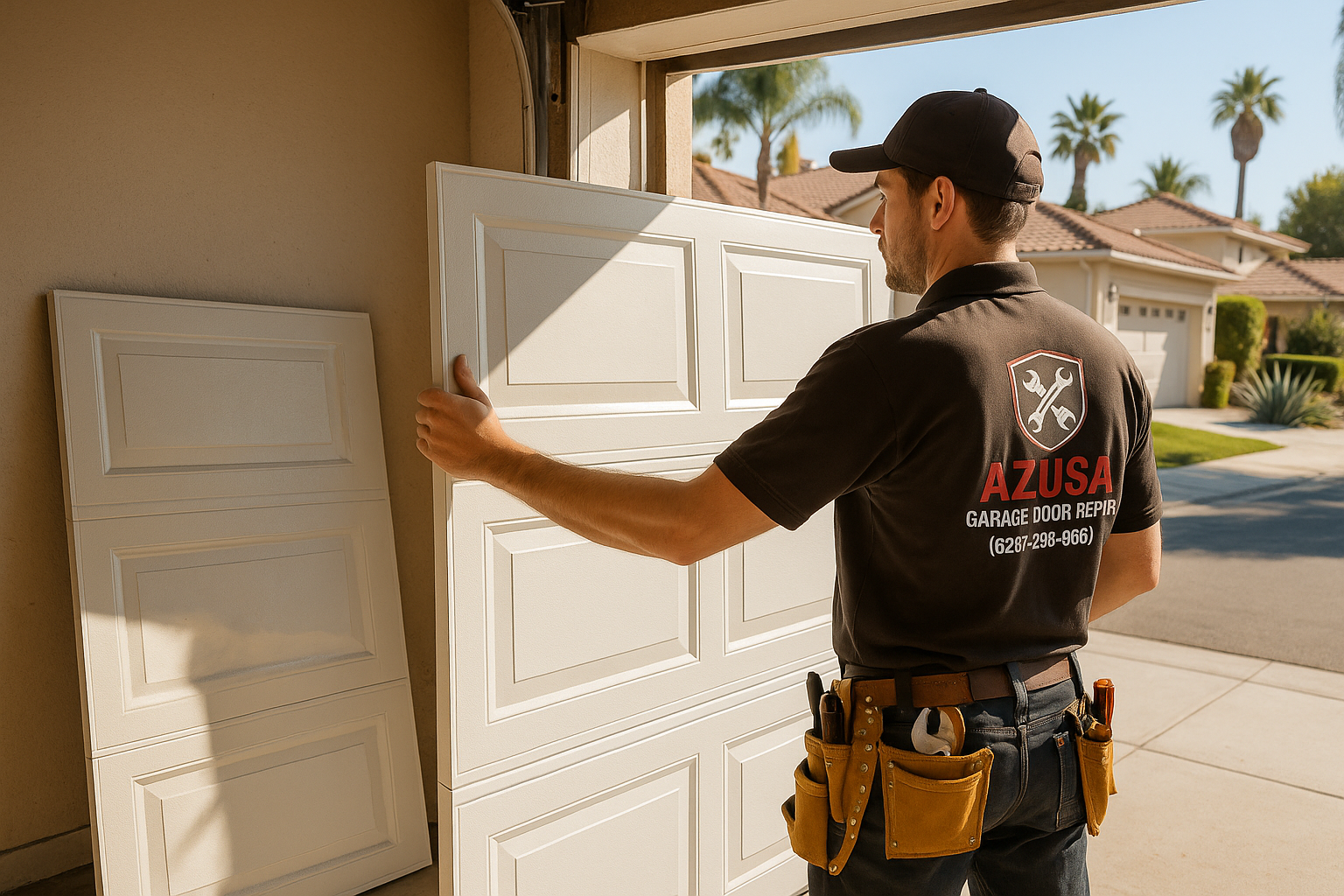 Garage Door Panel Replacement service in Somerset