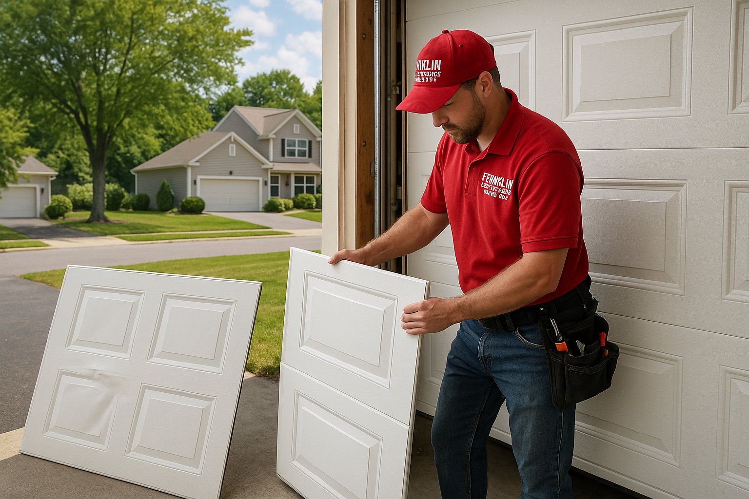 Garage Door Panel Replacement service in Lakeville