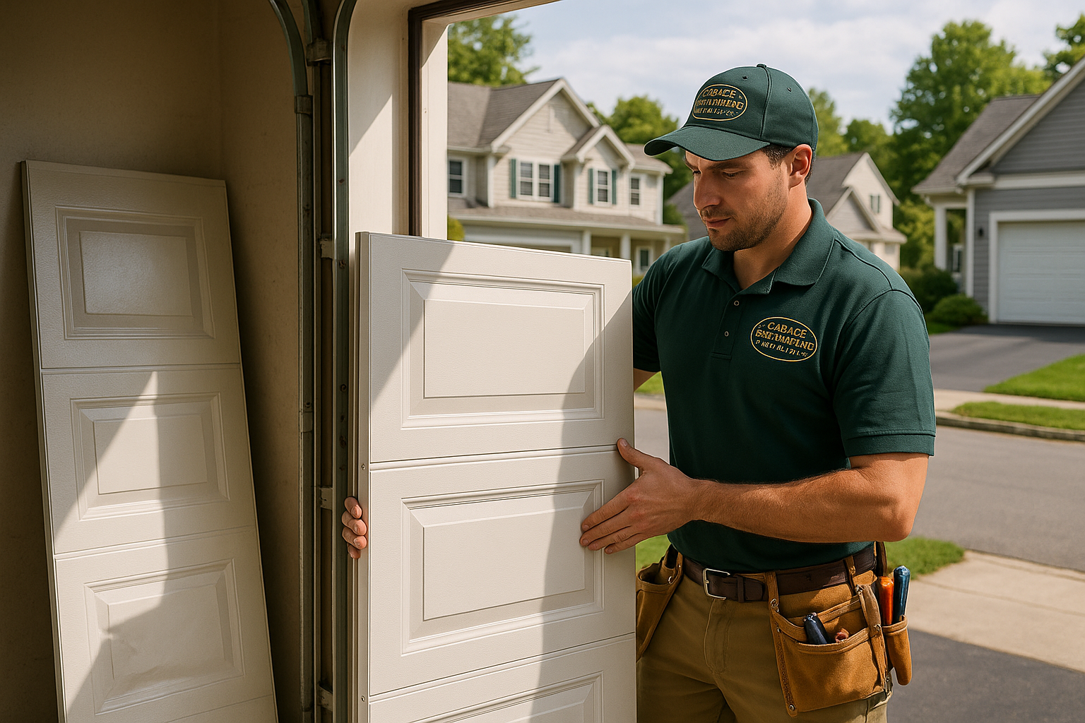Garage Door Panel Replacement service in Rumford