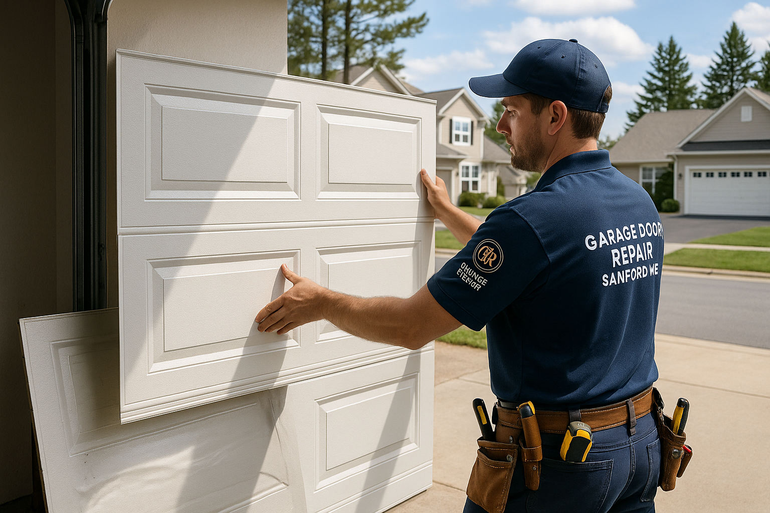 Garage Door Panel Replacement service in Acushnet