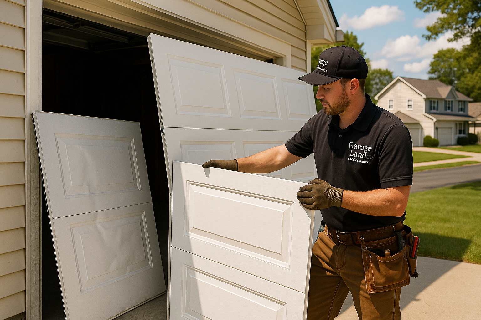 Garage Door Panel Replacement service in Rehoboth