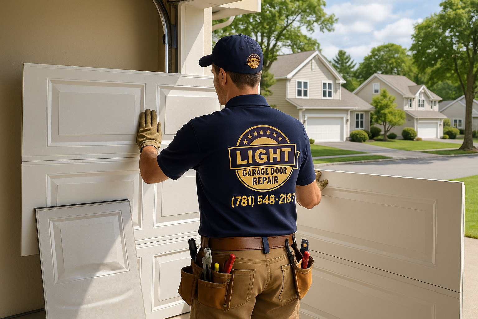 Garage Door Panel Replacement service in Dartmouth