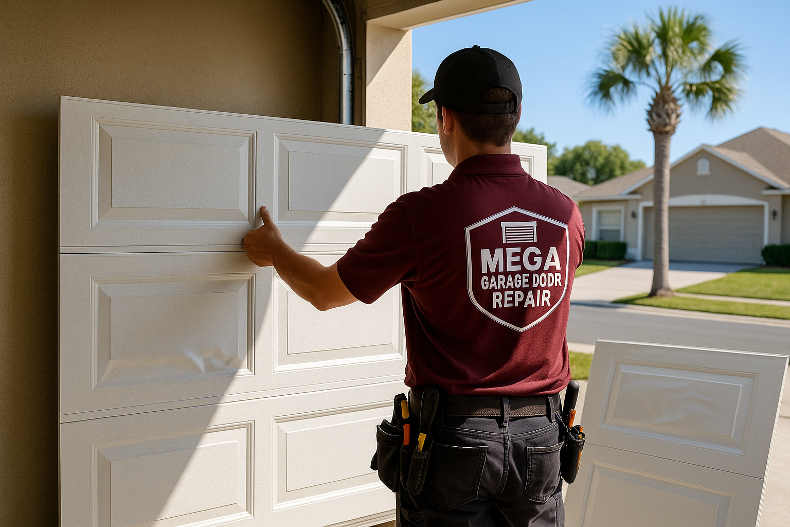 Garage Door Panel Replacement service in Pembroke