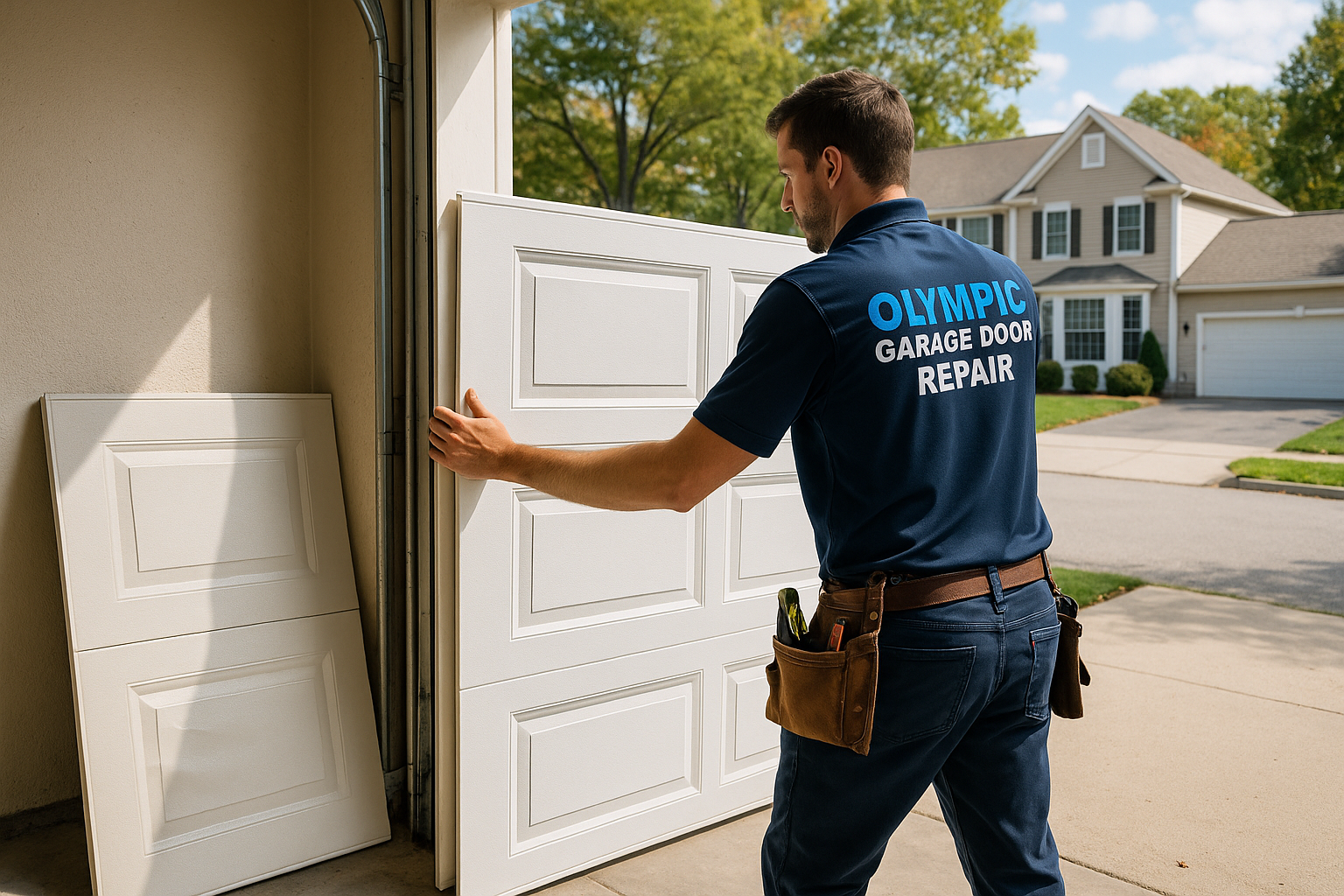 Garage Door Panel Replacement service in Wareham