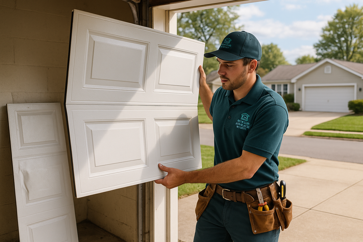 Garage Door Panel Replacement service in North Easton