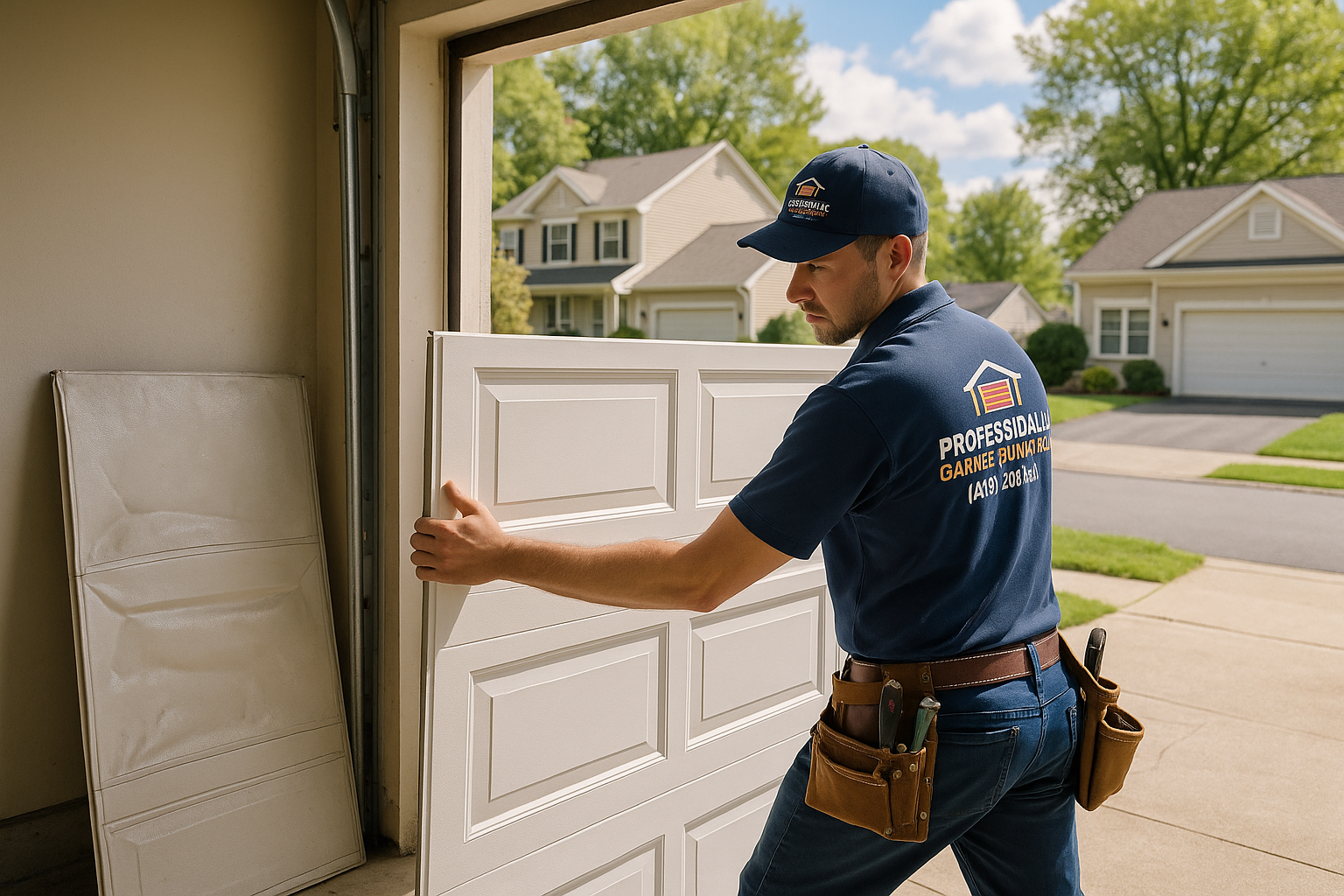 Garage Door Panel Replacement service in Seekonk