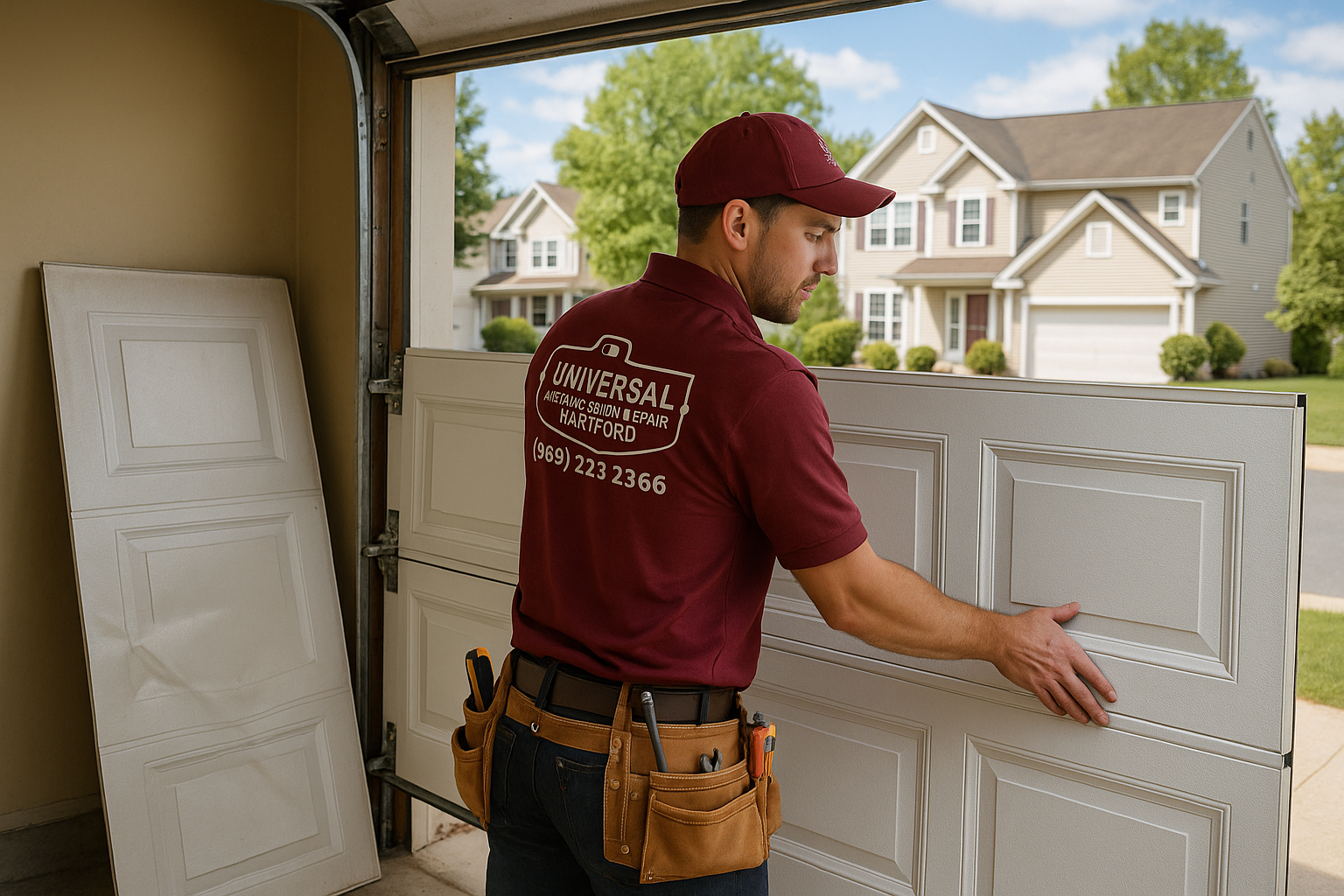 Garage Door Panel Replacement service in South Middleboro