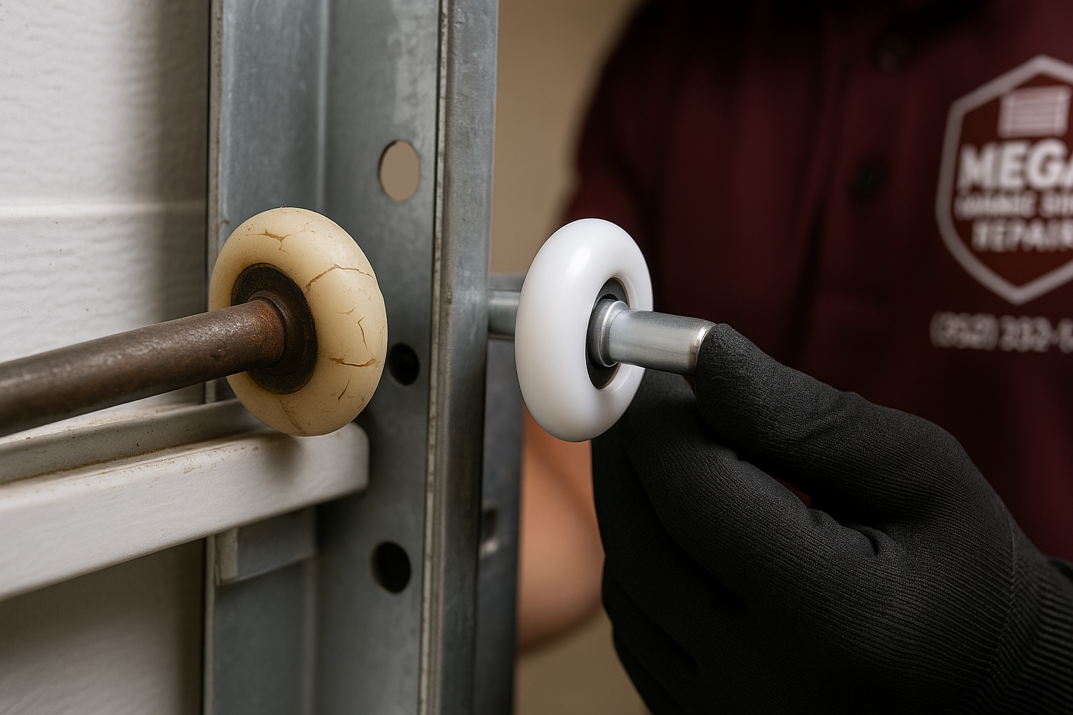 Garage Door Roller Replacement service in Sagamore