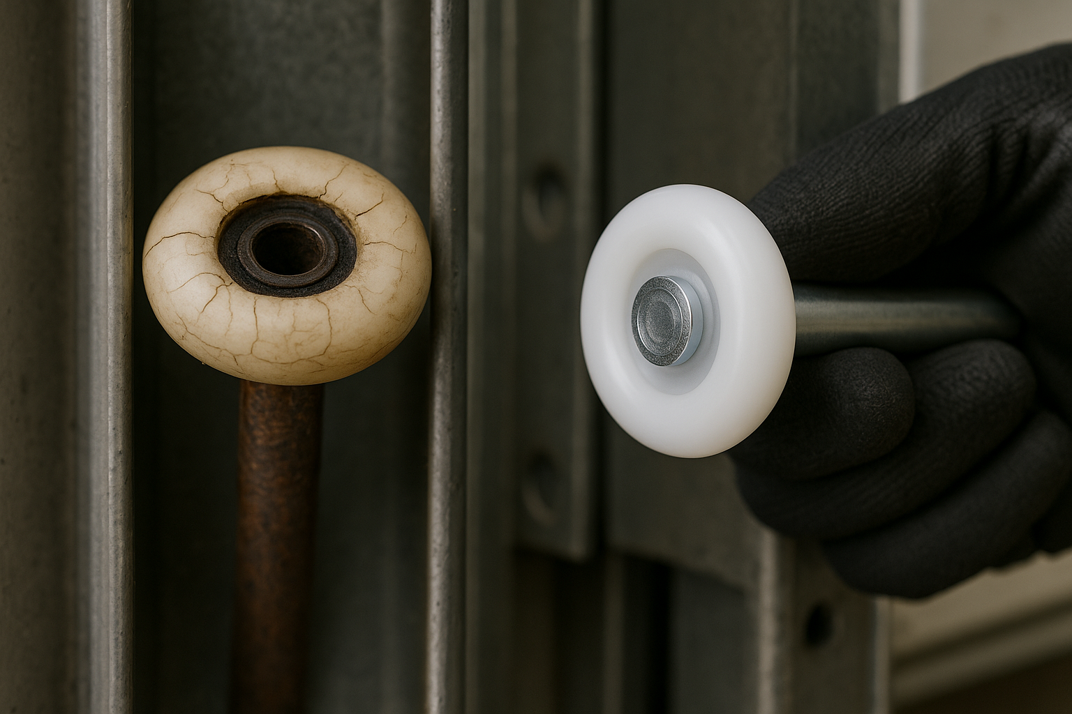 Garage Door Roller Replacement service in Norton