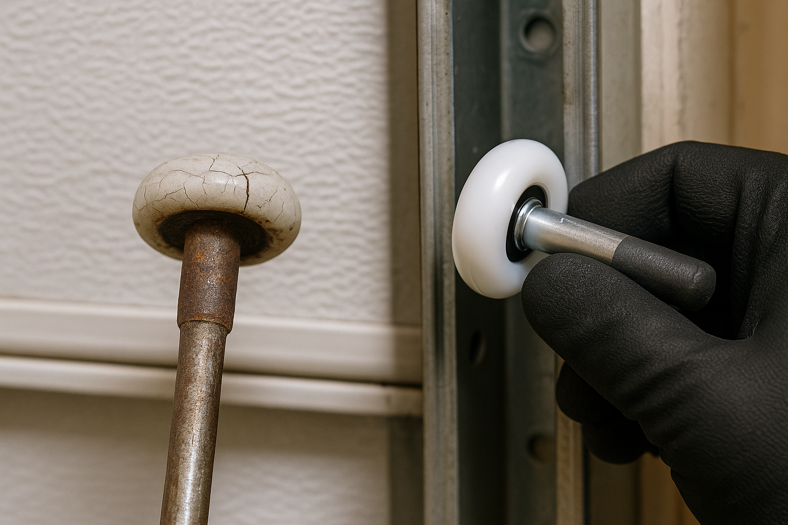 Garage Door Roller Replacement service in North Seekonk