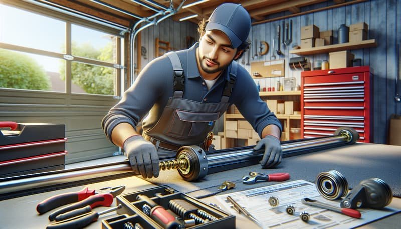 Garage Door Roller Replacement service in Rumford