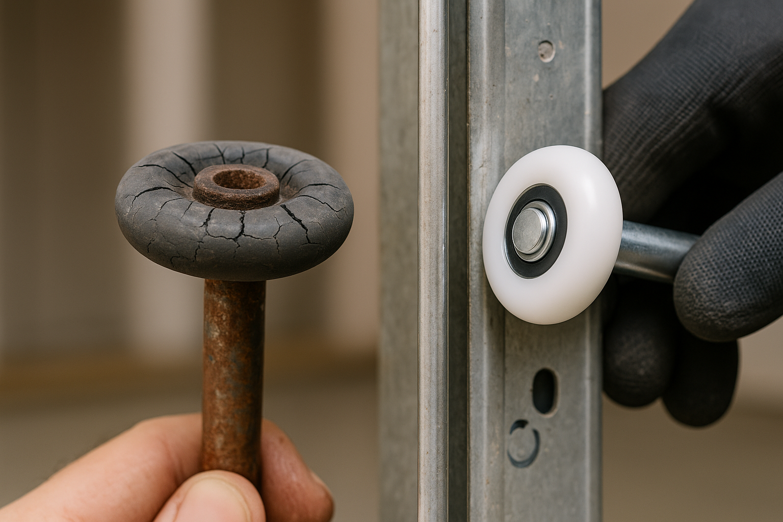 Garage Door Roller Replacement service in Swansea