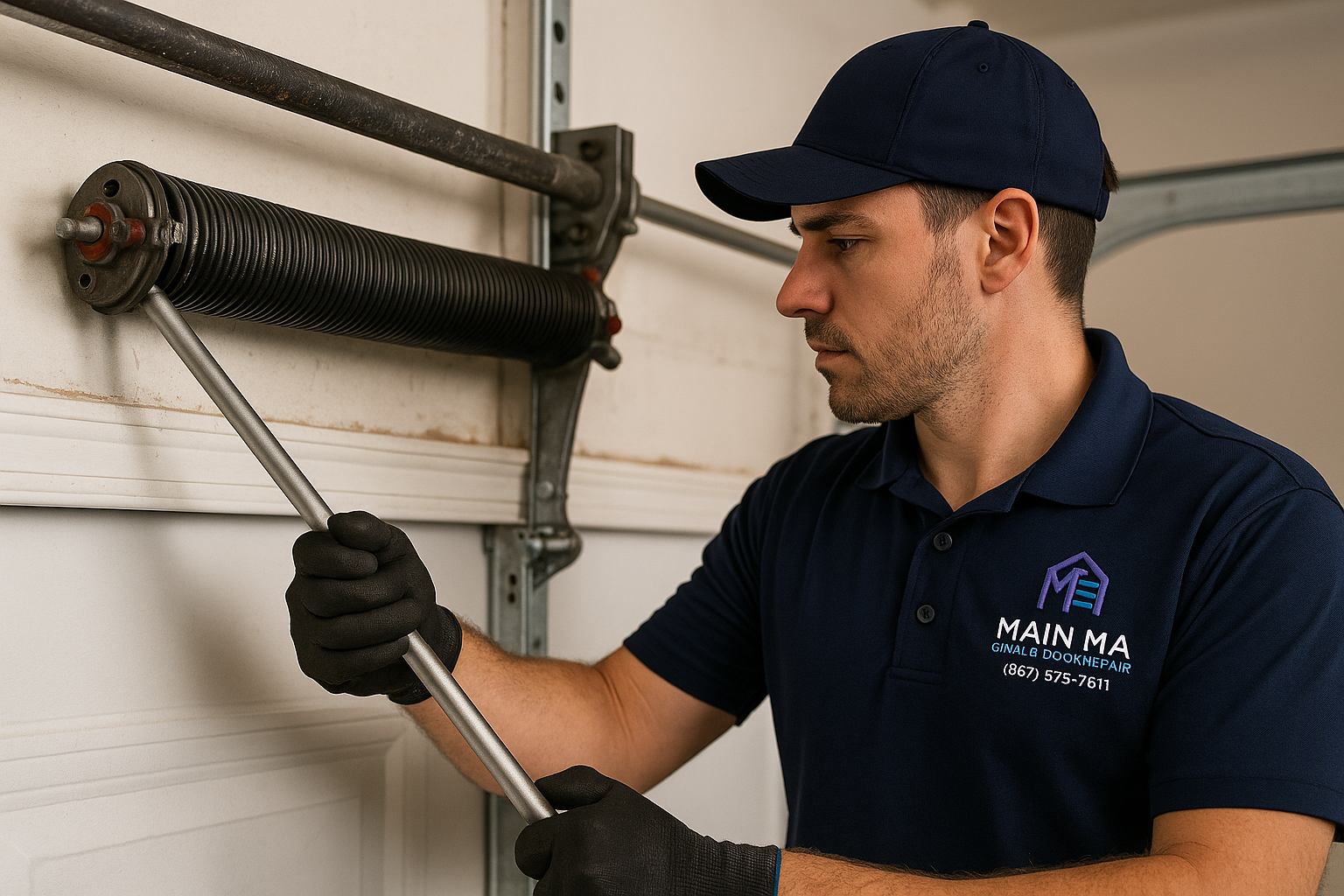 Garage Door Spring Repair in Lakeville