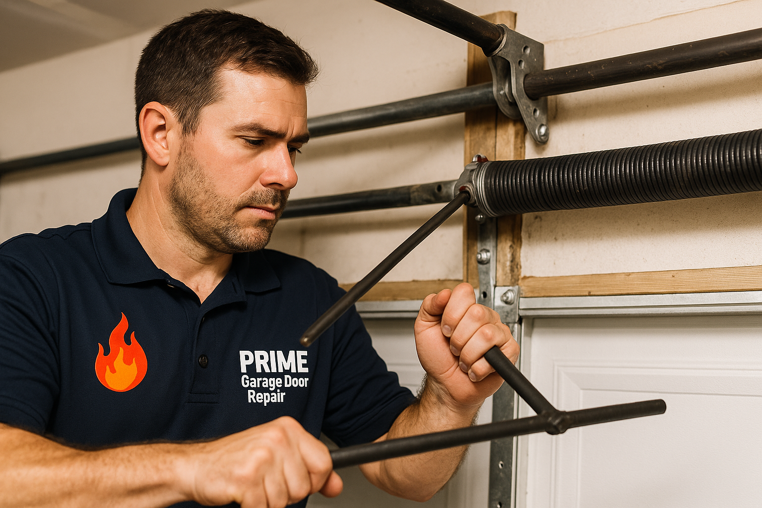 Garage Door Spring Repair service in Tiverton